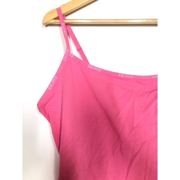 SKIMS Cotton Logo Bodysuit Limited Edition Sugar Pink NWT Size 4X - Picture 6 of 10